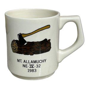 Boys Scouts Mug Mt Allamuchy NE IV 32 BSA Centerpiece Ceramic Chatham NJ‎ 1983